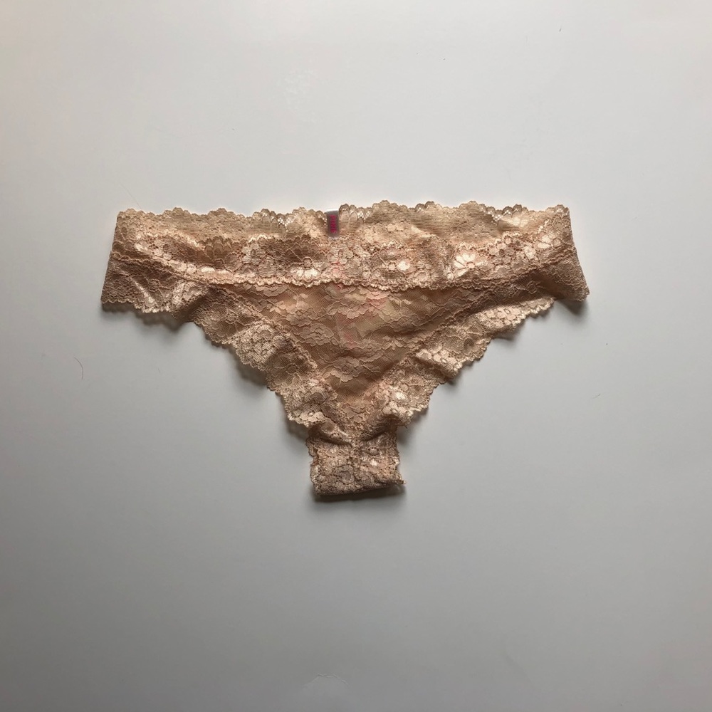 VS PINK lace thong underwear